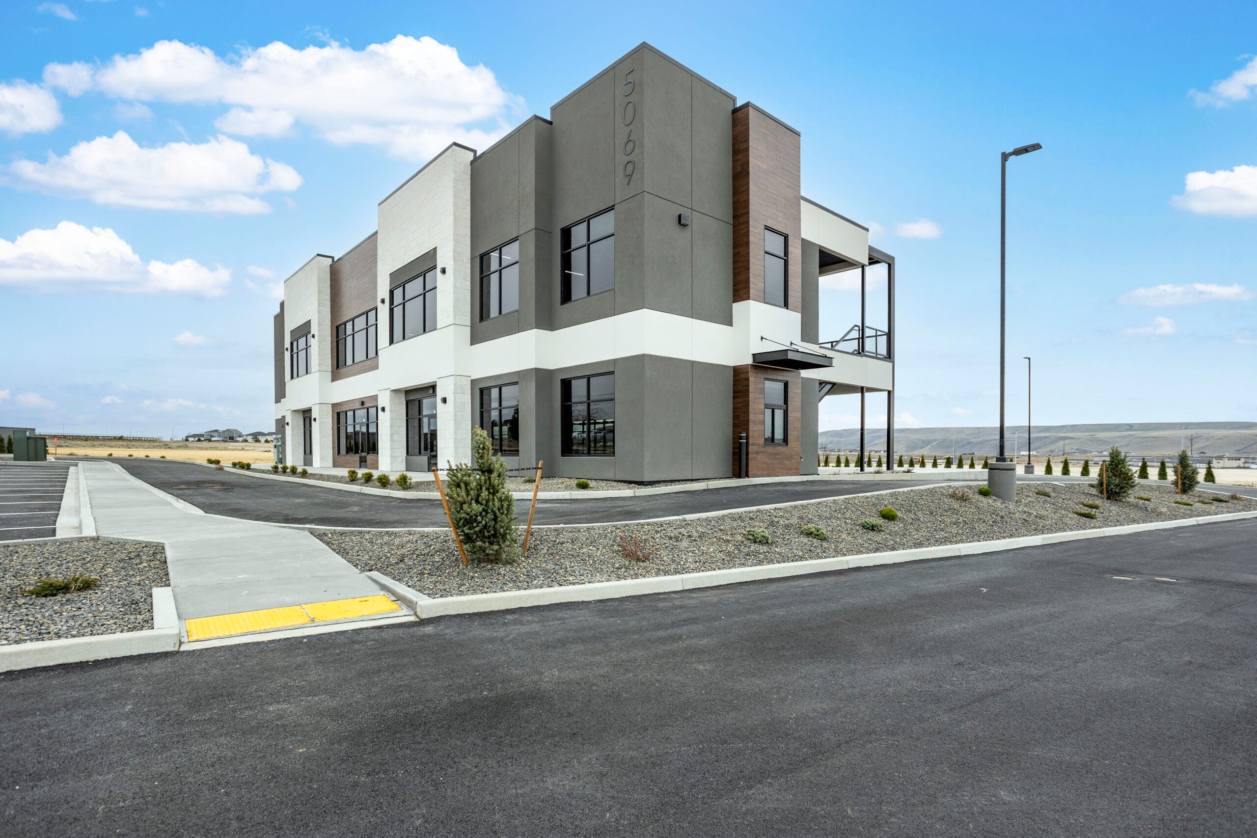 Aerial and facade view 1
